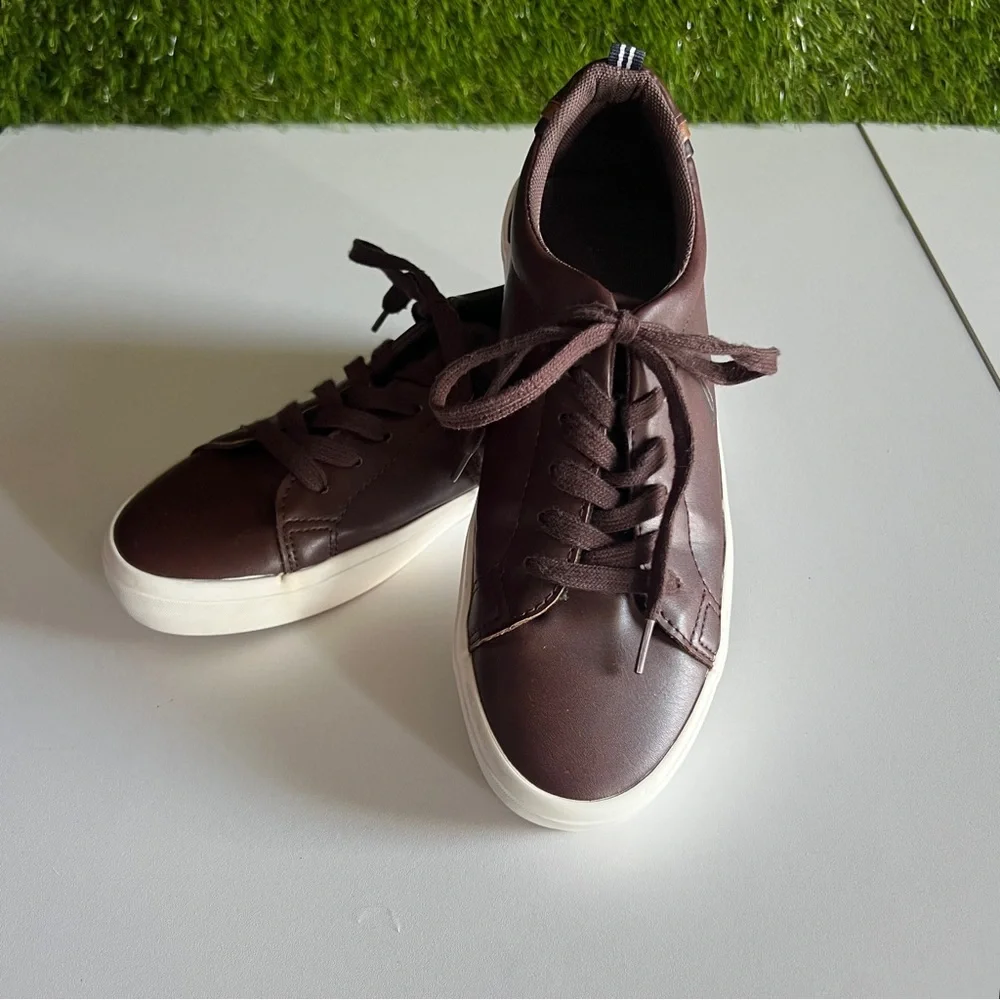 Nautica Graves 3 Faux Leather Lace Up Shoes
